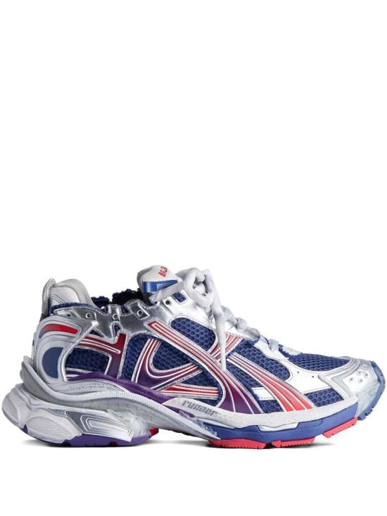 26SS 발렌시아가 러너 스니커즈 772774WRUNG4610 NAVY RED GREY