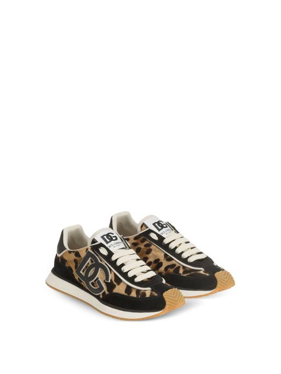 26SS 돌체앤가바나 DG 쿠션 레더 스니커즈 CK2288A6B1189738 LEO NERO - DOLCE & GABBANA