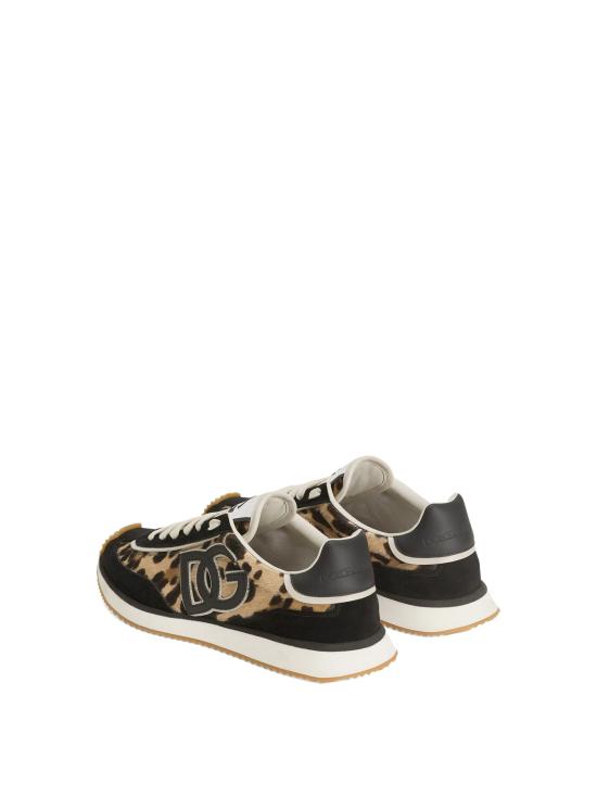 26SS 돌체앤가바나 DG 쿠션 레더 스니커즈 CK2288A6B1189738 LEO NERO - DOLCE & GABBANA