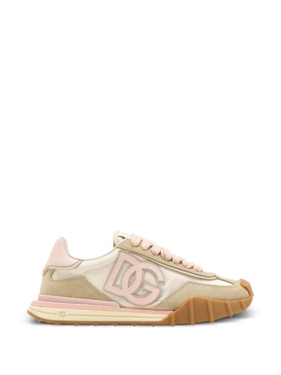 26SS 돌체앤가바나 DG 애슬레틱 패브릭 스니커즈 CK2384AZ6818S160 AVORIO ROSA