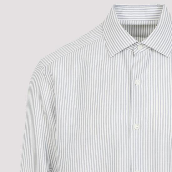 26SS 에르메네질도제냐 긴팔 셔츠 UHX15A3SLF5 P06 BLUE - ERMENEGILDO ZEGNA