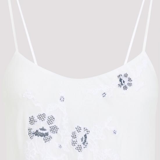 26SS 에르마노 설비노 미디 원피스 D484Q605XYR R4806 WHITE - ERMANNO SCERVINO