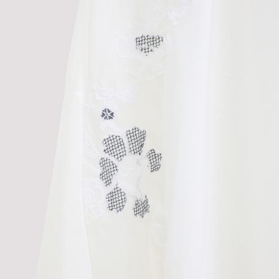 26SS 에르마노 설비노 미디 원피스 D484Q605XYR R4806 WHITE - ERMANNO SCERVINO