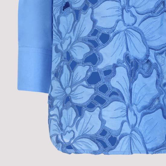 26SS 에르마노 설비노 셔츠 D484K616QYD 74037 BLUE - ERMANNO SCERVINO