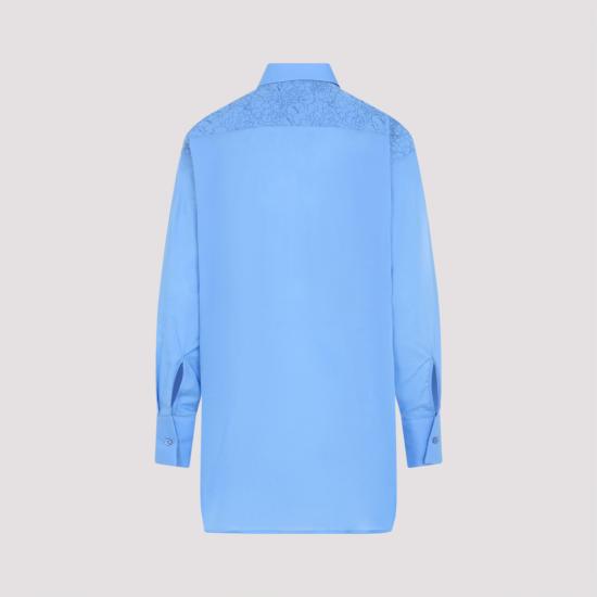 26SS 에르마노 설비노 셔츠 D484K616QYD 74037 BLUE - ERMANNO SCERVINO