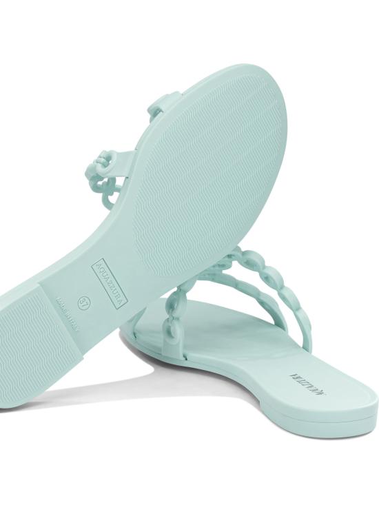 26SS 아쿠아주라 뮬/슬리퍼 ICJFLAS0JLYSRZ LIGHT BLUE - AQUAZZURA