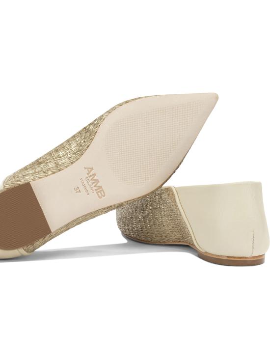 26SS AMMB MILANO 플랫 슈즈 7110028PALHALIGHTGOLDNAPPABUTTER - OTHER BRANDS