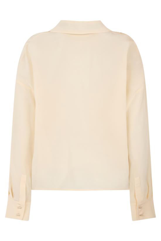 26SS 막스마라 스튜디오 블라우스 MSTCOLONO2616111015600048 panna - MAX MARA STUDIO