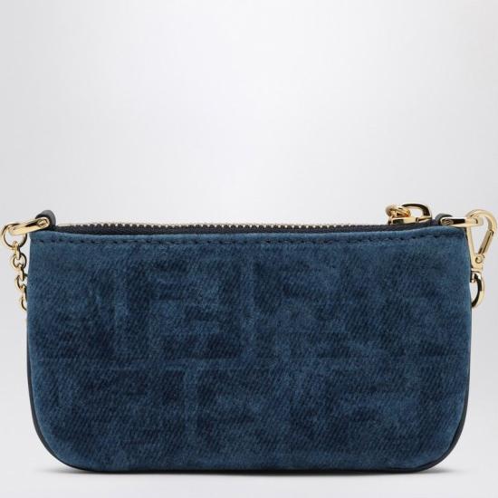 26SS 펜디 바게트 파우치 미니 8M0535AW5HF1UJW Denim - FENDI
