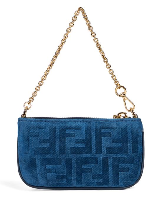 26SS 펜디 바게트 파우치 미니 8M0535AW5HF1UJW Denim - FENDI