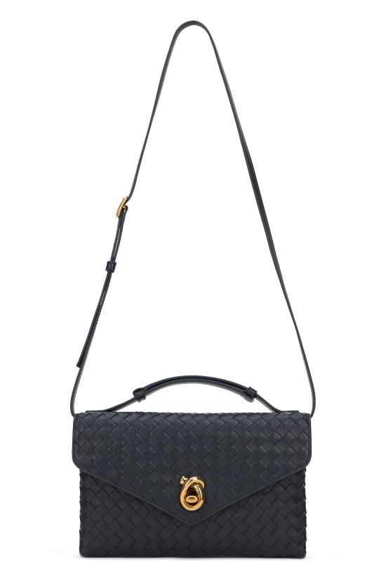 26SS 보테가베네타 노트 락 크로스바디백 817191V08Z04338 blue - BOTTEGA VENETA