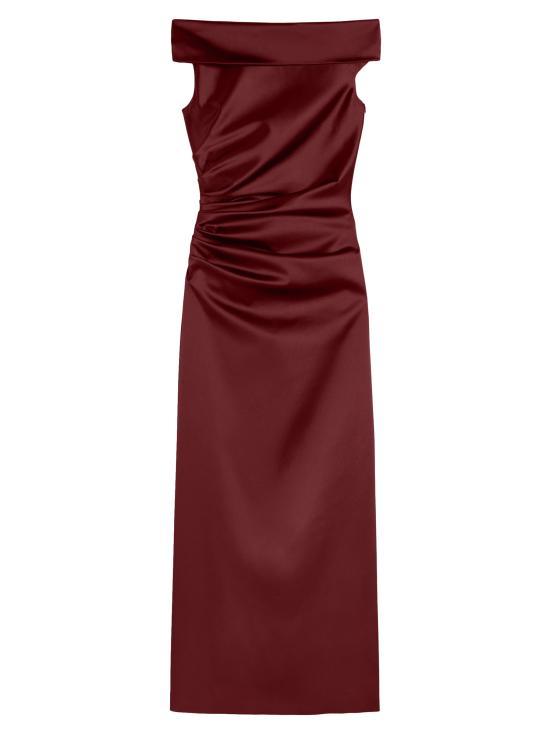 25FW 막스마라 롱 원피스 2521226044600 009 RED