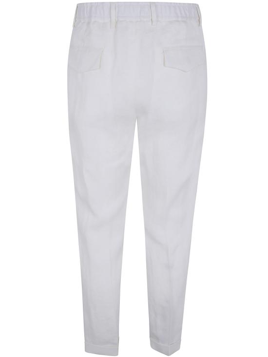 26SS 발바 스트레이트 팬츠 ROMA53060 0001 WHITE - BARBA