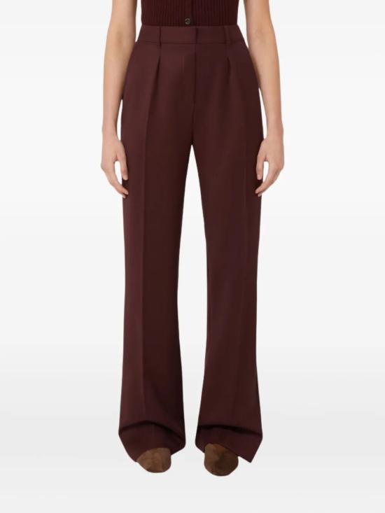 25FW 막스마라 스트레이트 팬츠 2521136032600 005 RED - MAX MARA