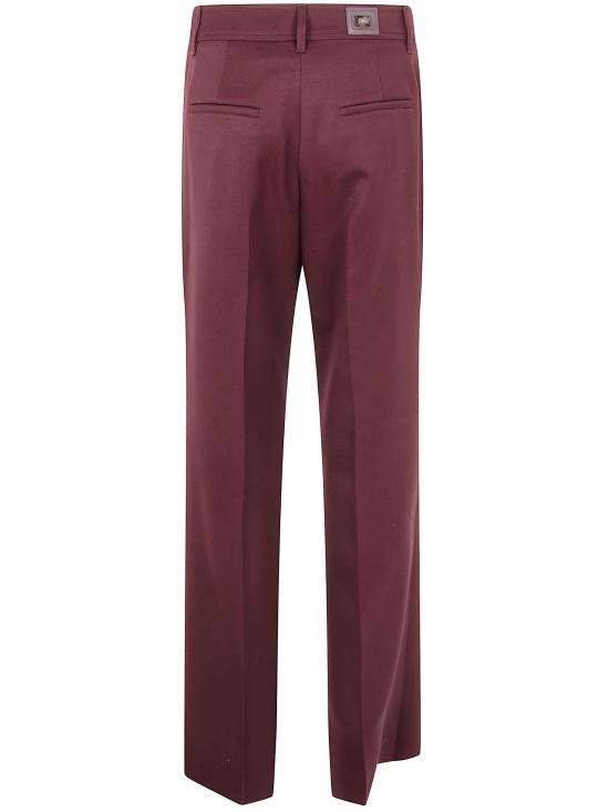 25FW 막스마라 스트레이트 팬츠 2521136032600 005 RED - MAX MARA