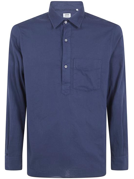 26SS 아스페시 긴팔 셔츠 S6ACE65D011 85098 BLUE