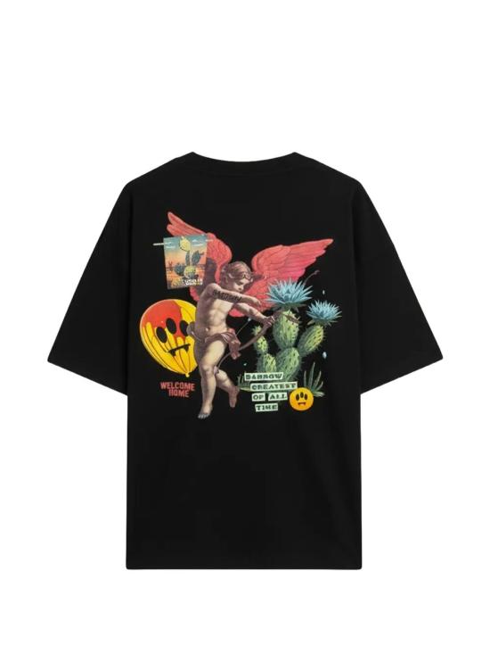 26SS 바로우 반팔 티셔츠 S6BWUATH032 110 BLACK - BARROW