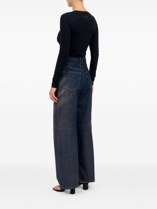 26SS MM6 메종마르지엘라 스트레이트 팬츠 S62LB0218M30055963 BLUE - MM6 MAISON MARGIELA