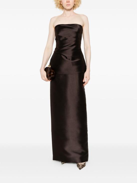 26SS 솔러스런던 미디 원피스 OS47034CHESNUT BROWN - SOLACE LONDON