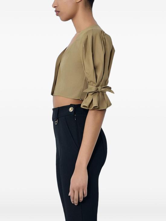 26SS 끌로에 블라우스 CH26UHT301413B6 MARRONE CHIARO - CHLOE