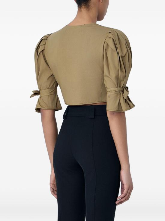 26SS 끌로에 블라우스 CH26UHT301413B6 MARRONE CHIARO - CHLOE