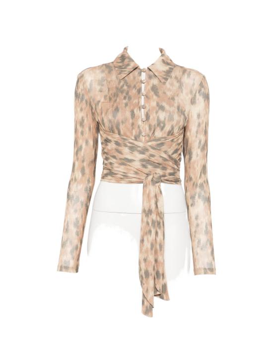 26SS 가니 블라우스 A1040356ZZT BEIGE