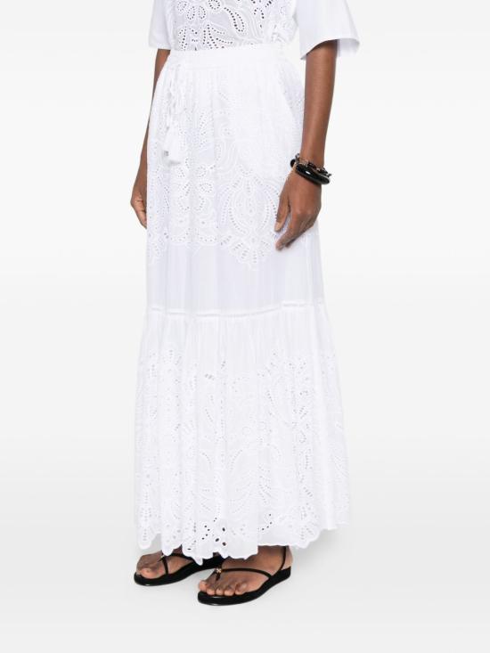 26SS 에르마노 롱 스커트 D48EO012EN0MF010 WHITE - ERMANNO