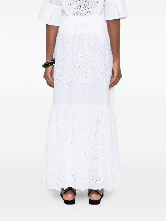 26SS 에르마노 롱 스커트 D48EO012EN0MF010 WHITE - ERMANNO