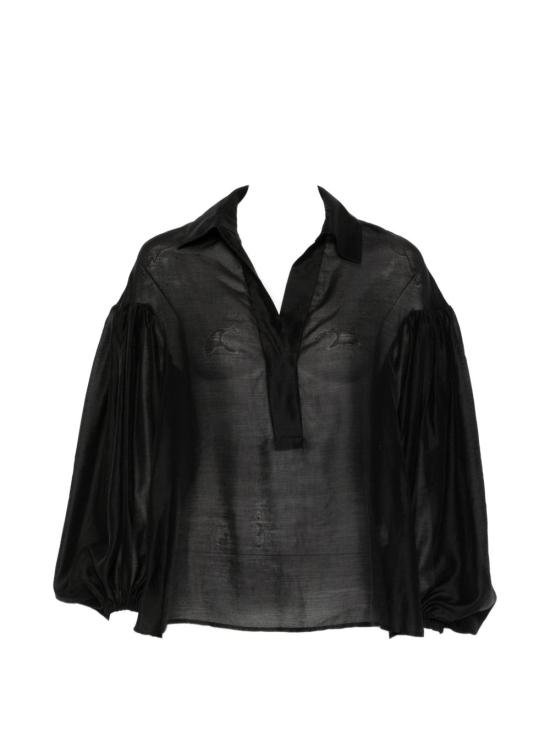 26SS 트라메 아우레 블라우스 MIRTAP044U900 BLACK