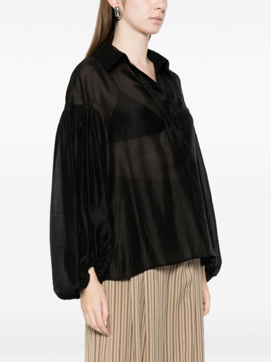26SS 트라메 아우레 블라우스 MIRTAP044U900 BLACK - TRAME AUREE
