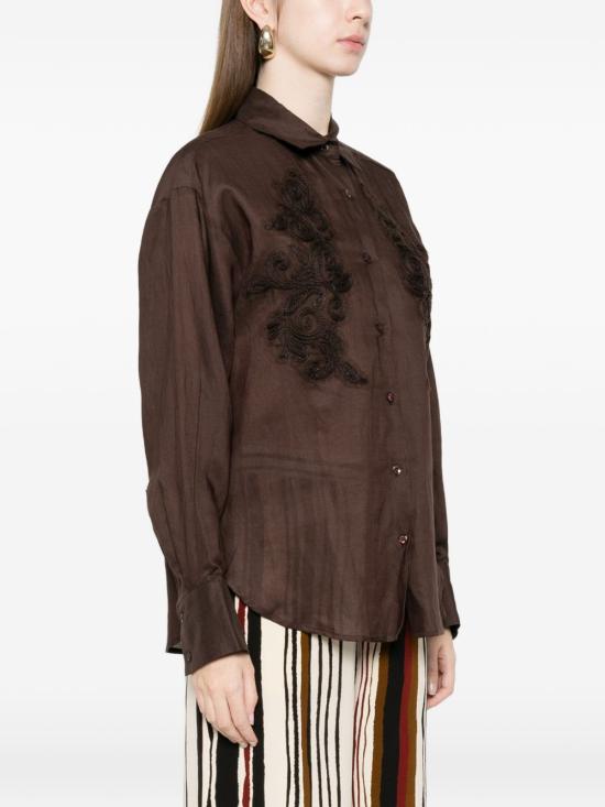 26SS 에르마노 셔츠 D48EK029E37MF190 BROWN - ERMANNO