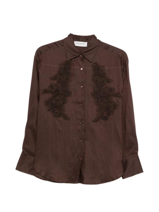 26SS 에르마노 셔츠 D48EK029E37MF190 BROWN