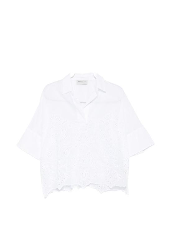 26SS 에르마노 블라우스 D48EK022EN0MF010 WHITE