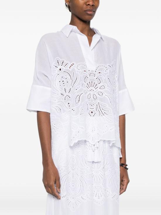 26SS 에르마노 블라우스 D48EK022EN0MF010 WHITE - ERMANNO