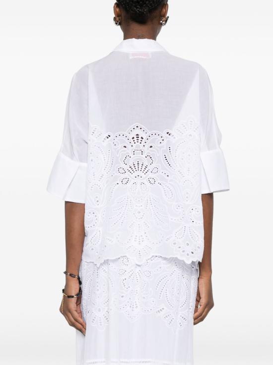26SS 에르마노 블라우스 D48EK022EN0MF010 WHITE - ERMANNO