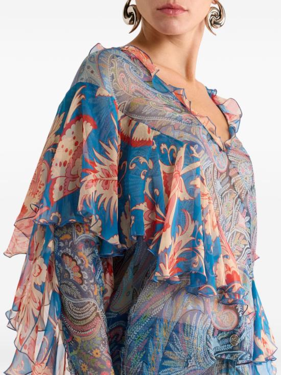 26SS 에트로 블라우스 WRJA017799SA1Q7X0887 CLEAR BLUE - ETRO