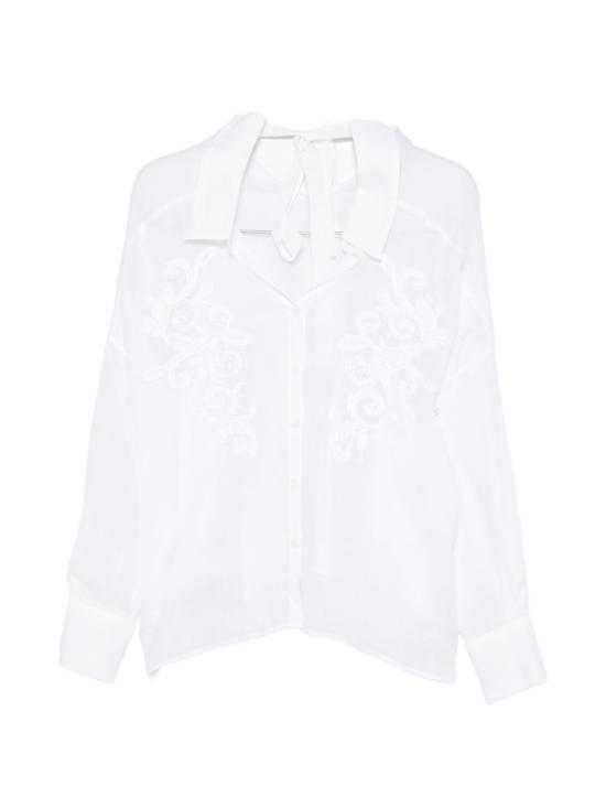 26SS 에르마노 블라우스 D48EK009ES8MF010 WHITE