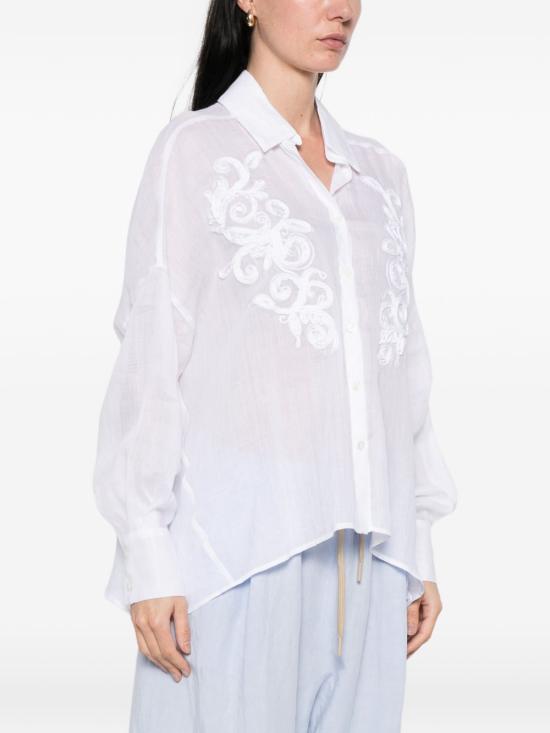 26SS 에르마노 블라우스 D48EK009ES8MF010 WHITE - ERMANNO