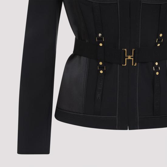 26SS 엘리자베타프랜치 자켓 GI23362E2110 BLACK - ELISABETTA FRANCHI