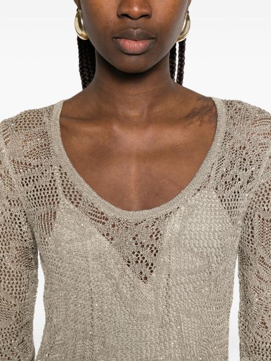 26SS 파비아나 필리피 롱 원피스 ABD276F606D8641274 KAKI - FABIANA FILIPPI