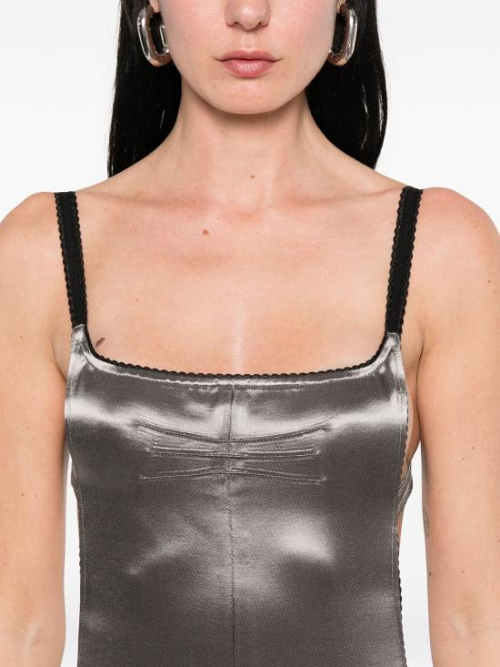 26SS 디 아티코 미디 원피스 260WCW00279VVV112AA708 GREY - THE ATTICO