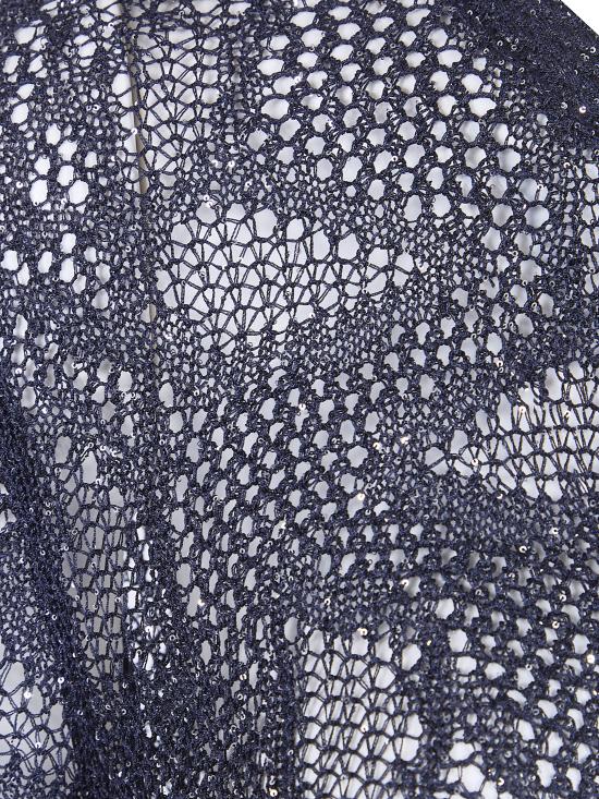 26SS 파비아나 필리피 마이크로 시퀸 가디건 MAD276F509D8645146 BLUE - FABIANA FILIPPI
