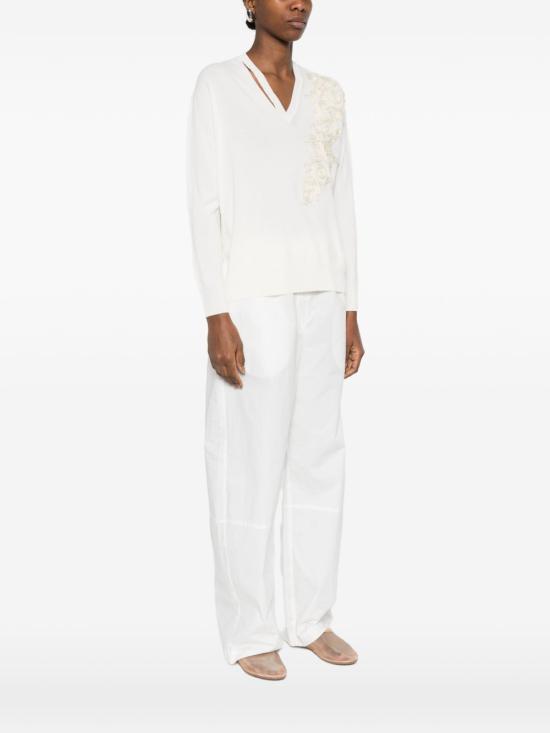 26SS 에르마노 스웨터 D48EM007EP2MF333 WHITE - ERMANNO