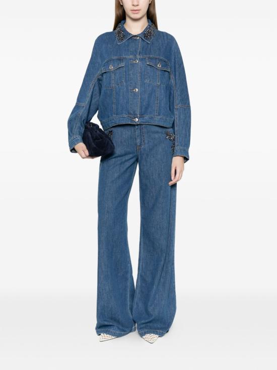 26SS 에르마노 스트레이트 팬츠 D48EP055EJ4MF152 BLUE - ERMANNO