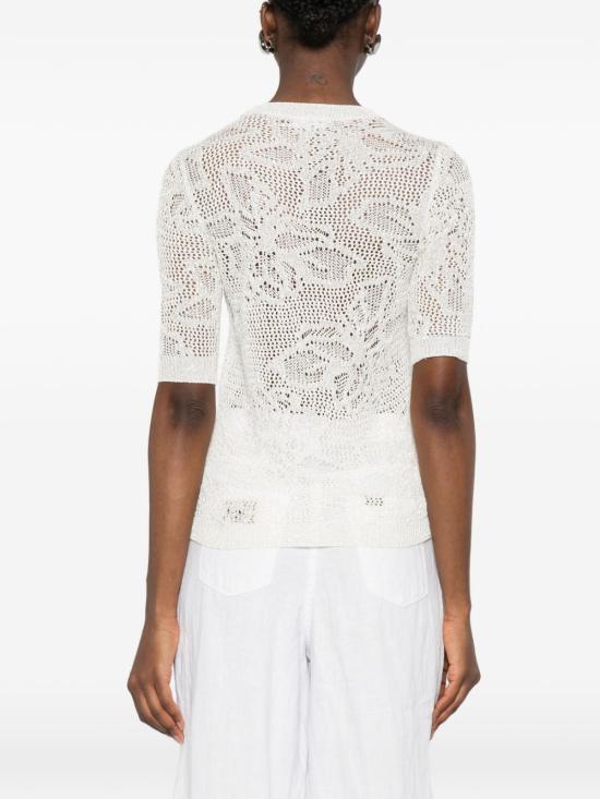 26SS 파비아나 필리피 반팔 티셔츠 MAD276F131D8640150 WHITE - FABIANA FILIPPI