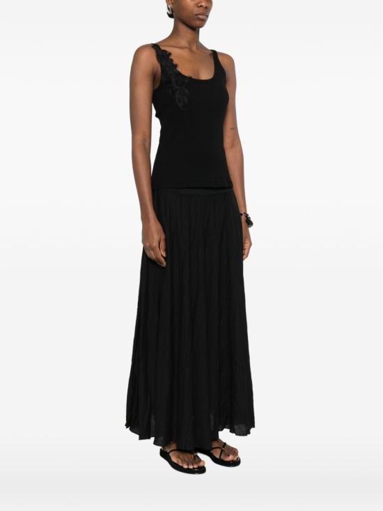 26SS 에르마노 민소매 티셔츠 D48EL033EG0MF099 BLACK - ERMANNO