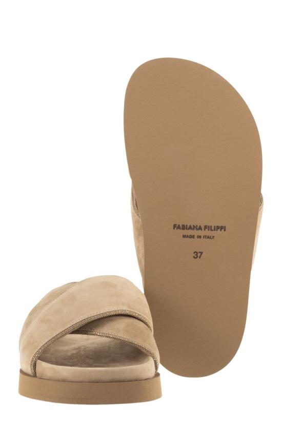 26SS 파비아나 필리피 뮬/슬리퍼 ASD276A865M0651265 MARRONE CHIARO - FABIANA FILIPPI