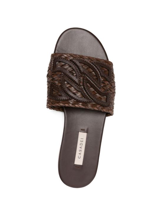 26SS 카사데이 뮬/슬리퍼 1M534B0101ISCHI2615 MARRONE SCURO - CASADEI
