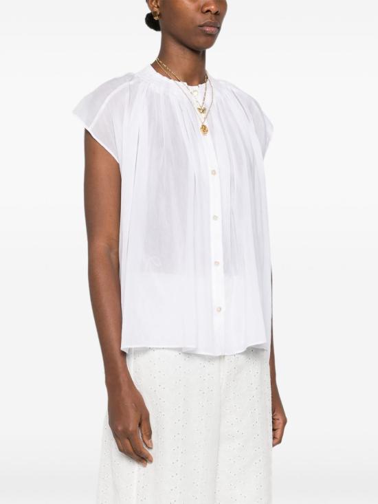 26SS 포르테포르테 블라우스 14910MYSHIRTCRYSTAL WHITE - FORTE FORTE