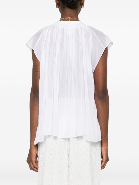 26SS 포르테포르테 블라우스 14910MYSHIRTCRYSTAL WHITE - FORTE FORTE